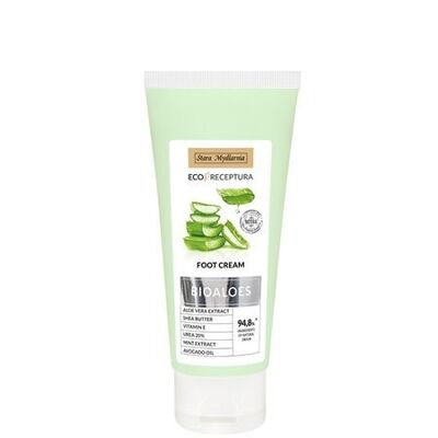 Crème pour les pieds à l'aloe vera