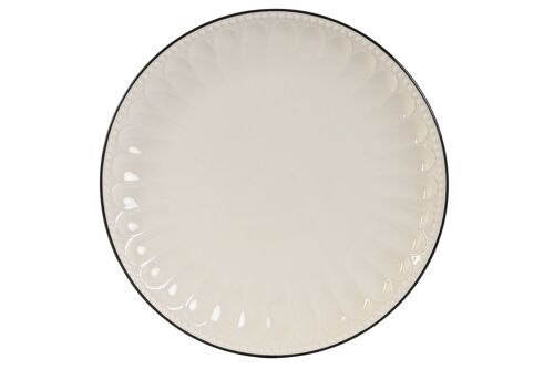 PLATO PORCELANA 26,5X26,5X3 BLANCO PC211483