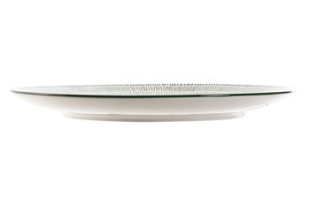 ASSIETTE 4 PORCELAINE 27X27X2 VERT PC212737 3