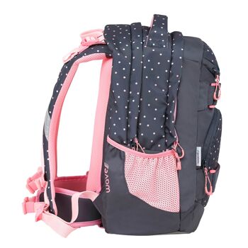 Sac à dos scolaire Wave Infinity Move Dots Pinky 3