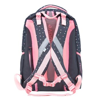 Sac à dos scolaire Wave Infinity Move Dots Pinky 4