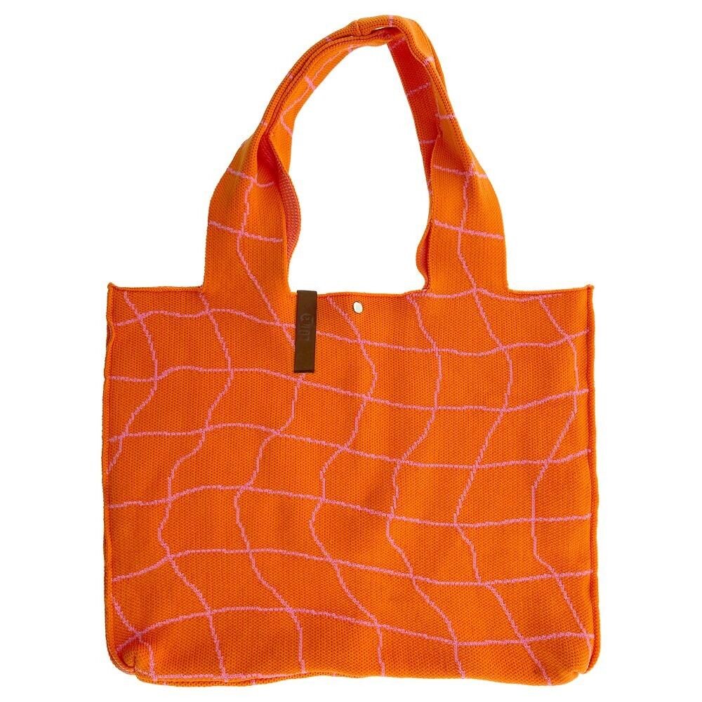 Shopper Feline Arancione Rosa