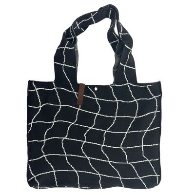 Shopper Felino Negro Blanco