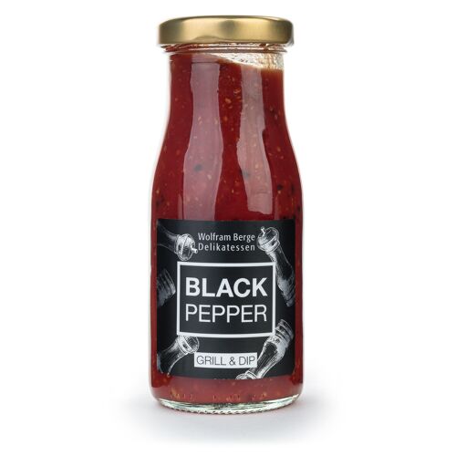 Grill & Dip BLACK PEPPER / Pfeffer Sauce, 140ml Flasche