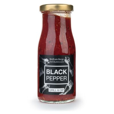 Grill & Dip BLACK PEPPER / pepper sauce, 140ml bottle