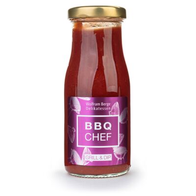 Grill & Dip BBQ CHEF / Barbecue Sauce, 140ml Flasche