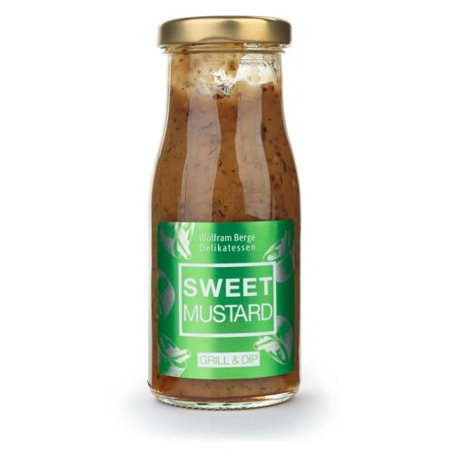 Grill & Dip SWEET MUSTARD / Senf Sauce, 140ml Flasche