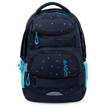 Sac à dos scolaire Wave Infinity Move Dots Aurora 1