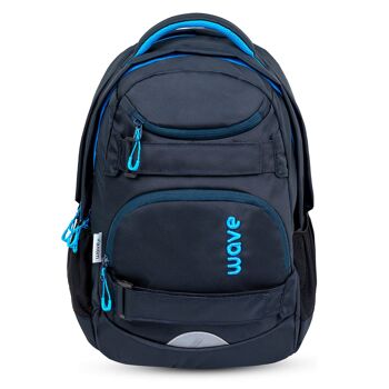 Sac à dos scolaire Wave Infinity Move Hazy Bleu 1