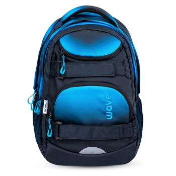 Sac à dos scolaire Wave Infinity Move Gradient Hazy Blue 1