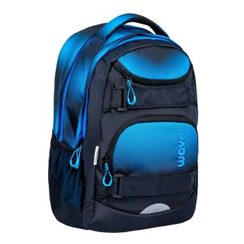 Sac à dos scolaire Wave Infinity Move Gradient Hazy Blue 3