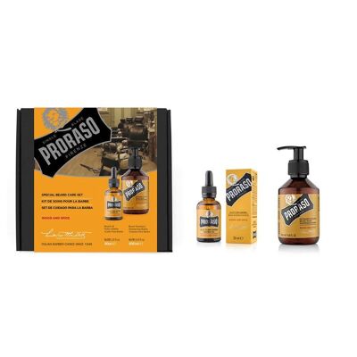 PRORASO DUO PACK HUILE + SHAMPOING - WOOD & SPICE