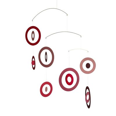 Bubble Mobile, rosso, decorazione da appendere