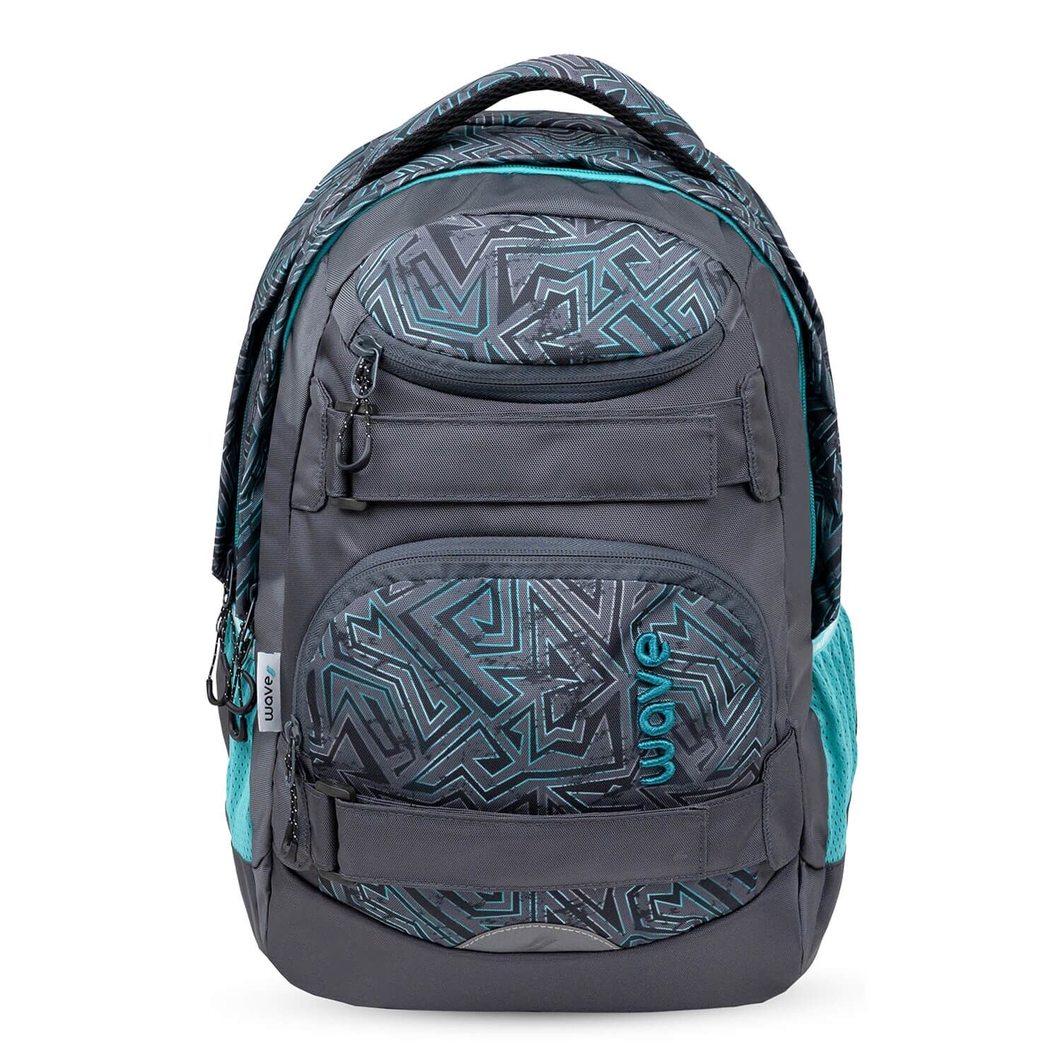 Mochila escolar Wave Infinity Move Chaos Lagoon