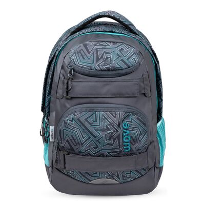 Wave Infinity Move Chaos Lagoon school backpack