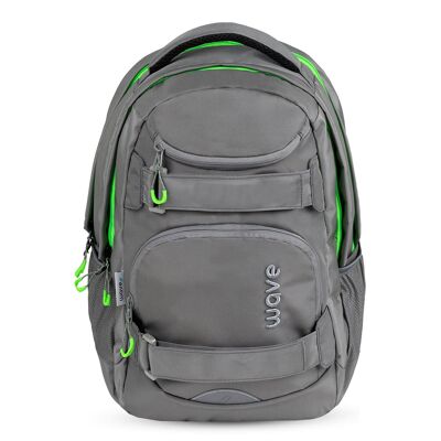 Sac à dos scolaire Wave Infinity Move Lime Grey