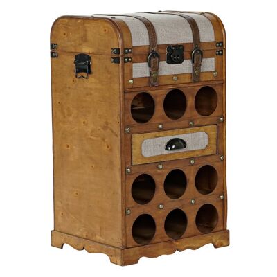 BOTELLERO ALAMO PU 40X35X71 BEIGE MB182005