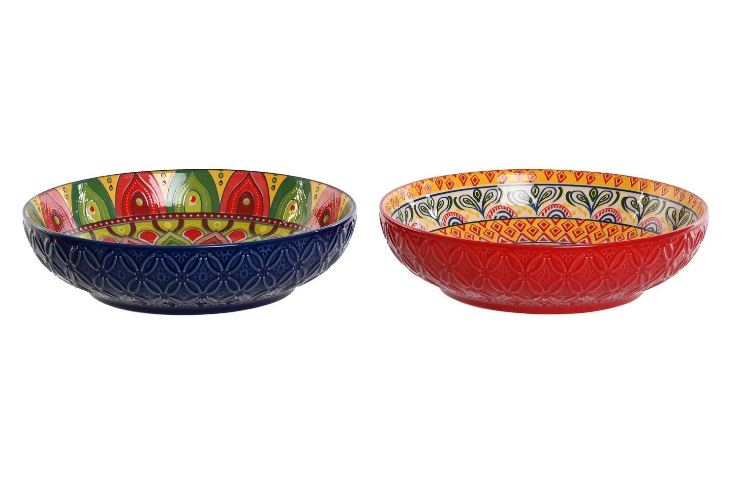 PIATTO GRES 21,5X21,5X5,5 MANDALA 2 SURT. PC209961