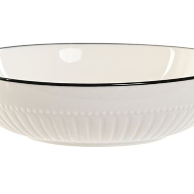 ASSIETTE PORCELAINE 18X18X5 BLANCHE PC211485