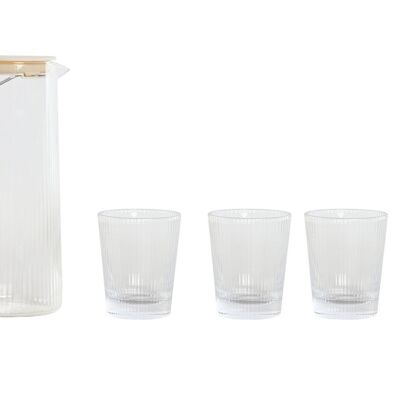 SET 5 BICCHIERI BOROSILICATO 8X8X9,5 BROCCA 245ML 1200 PC212546