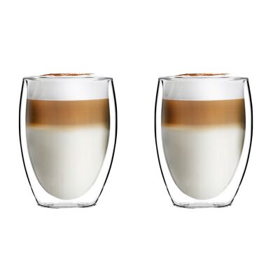 SET di 2 bicchieri alti a doppia parete da 360 ml NOA 29750