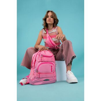 Sac à dos scolaire Wave Infinity Move Puder Rose 2