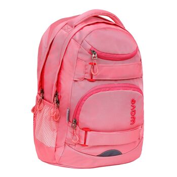 Sac à dos scolaire Wave Infinity Move Puder Rose 4