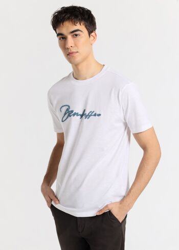 BENDORFF -T-shirt manches courtes avec logo brodé inversé 1