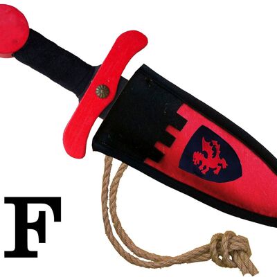 SOFTIK DAGGER + "RED" SHEATH