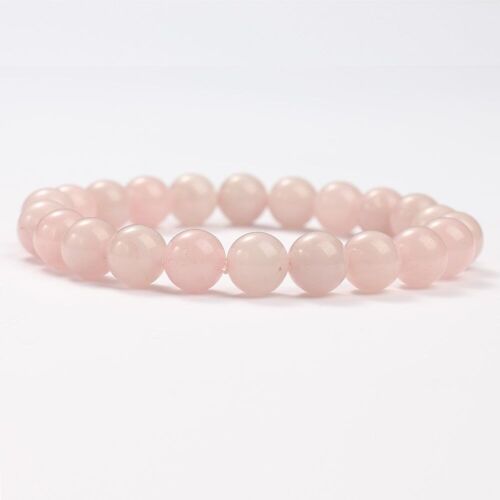 BRACELETS MINÉRAUX QUARTZ ROSE - G151-01