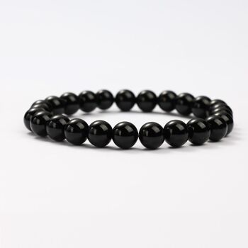 BRACELETS MINÉRAUX OBSIDIENNE - G151-08