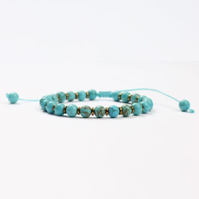 BRACCIALI MINERALI DI MAGNESITE BLU - G151-33