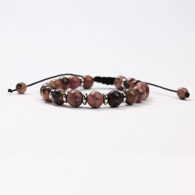 BRACELETS MINÉRAUX RHODONITE - G151-52