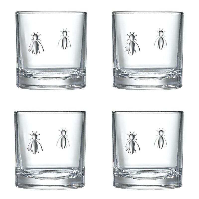 4x Abeille Whiskyglas