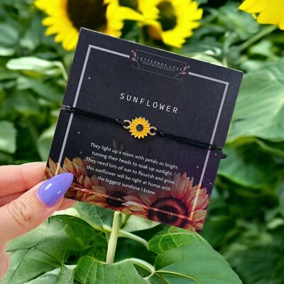 Sonnenblumen-Freundschaftsarmband