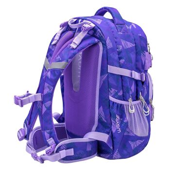 Wave Infinity Purple Sun sac à dos scolaire Set 2 Pcs 5