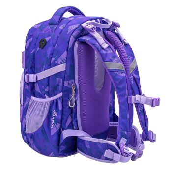 Wave Infinity Purple Sun sac à dos scolaire Set 2 Pcs 8