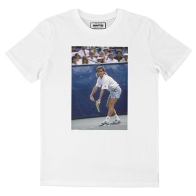 Agassi Legend T-Shirt – Vintage-Tennis-Foto-T-Shirt