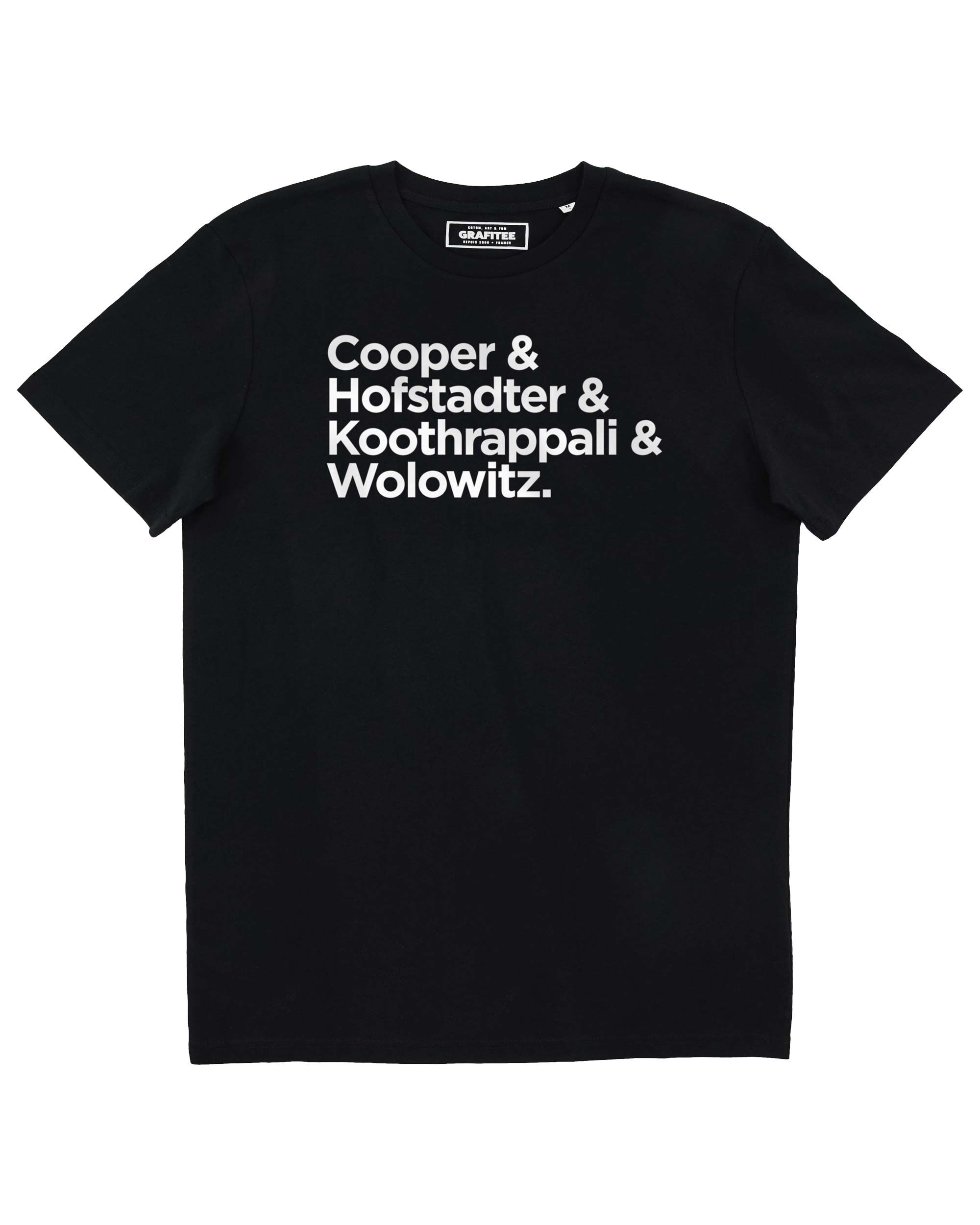 T-shirt della squadra di The Big Bang Theory - T-shirt della serie umoristica