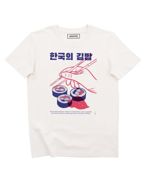 T-shirt Korean Kimbap - Tee-shirt Graphique Nourriture Corée
