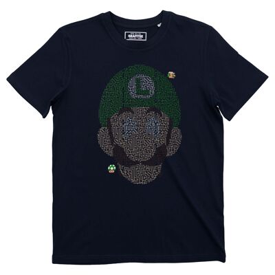 T-shirt Luigi Labyrinth - T-shirt grafica per videogiochi