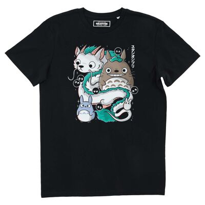 T-Shirt mit magischen Wesen – Manga Totoro T-Shirt