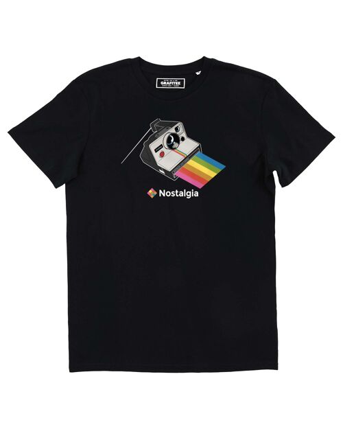 T-shirt Nostalgia Polaroid - Tee-shirt Graphique Rétro