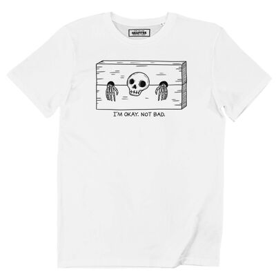 Camiseta no mala - Camiseta gráfica de humor esqueleto