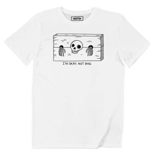 T-shirt Not Bad - Tee-shirt Graphique Squelette Humour