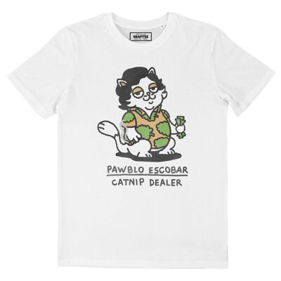 T-shirt Pawblo Escobar - Tee-shirt Humour Animaux Drogue