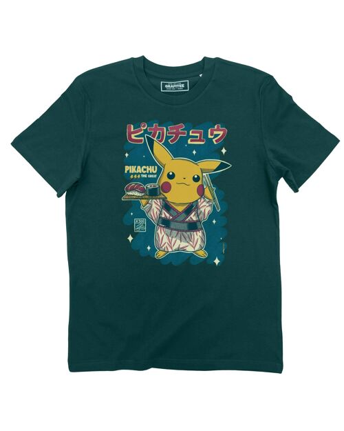 T-shirt Pikachu Sushi - Tee-shirt Graphique Pokemon Sushi