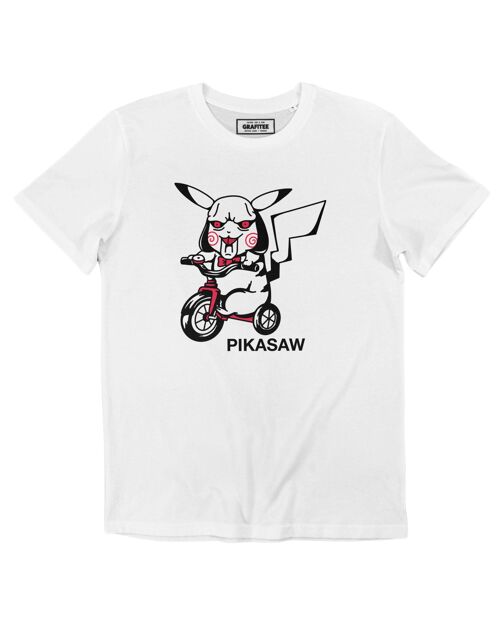 T-shirt Pikasaw - Tee-shirt Graphique Pokemon Saw