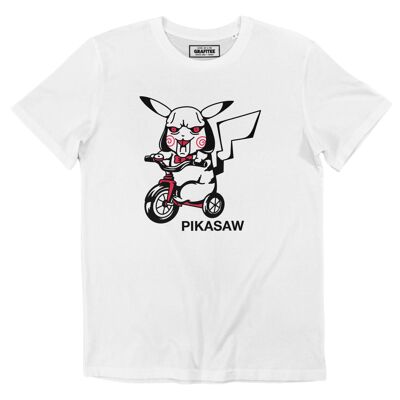 T-shirt Pikasaw - Tee-shirt Graphique Pokemon Saw