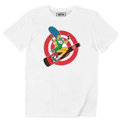 Marge Duff Poster T-Shirt – The Simpsons Grafik-T-Shirt